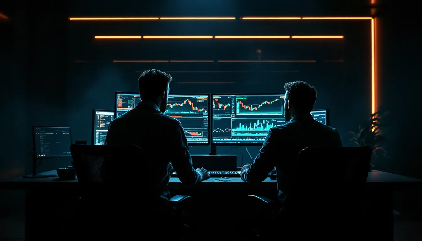 Candlestick-Chart: betreutes Live-Trading am offenen Markt